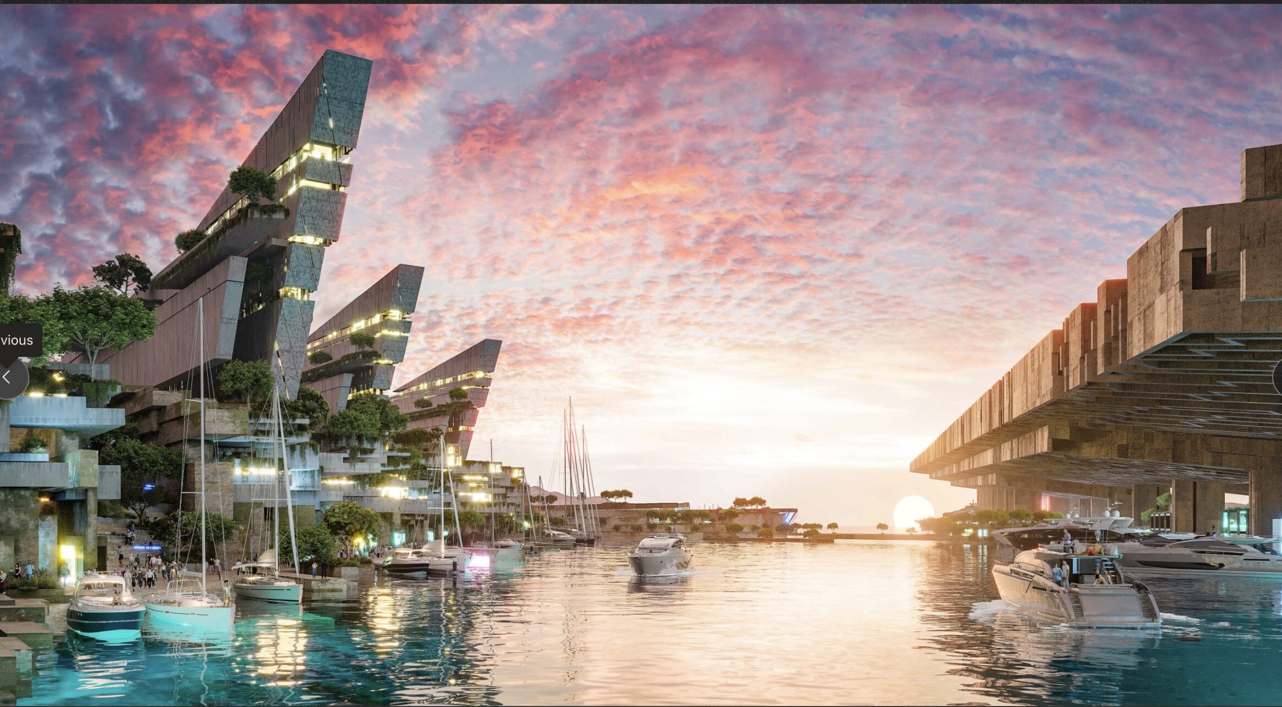 Jaumur marina — destination concept, not an opened hotel