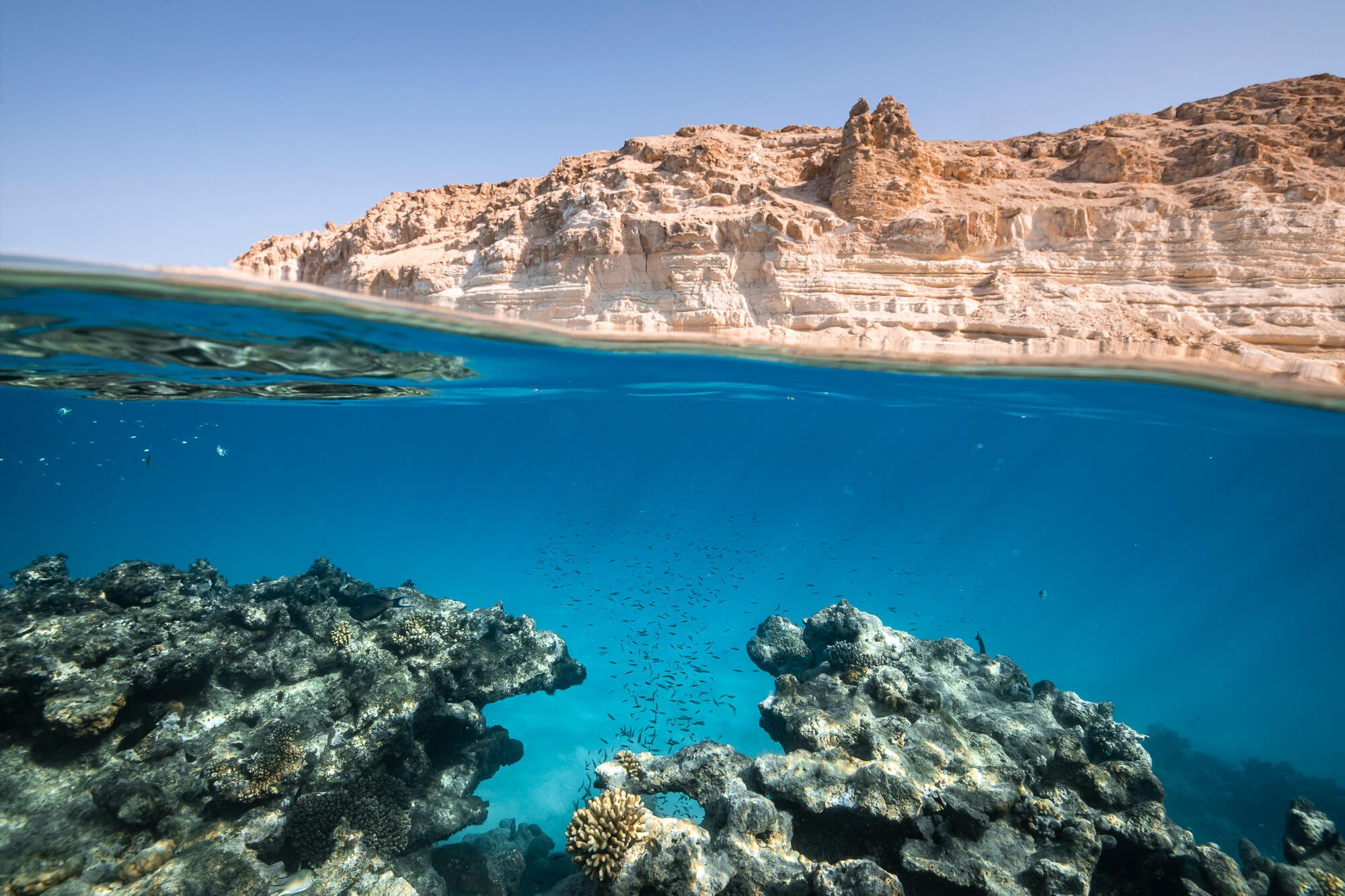 Yabou Island reef and cliffs